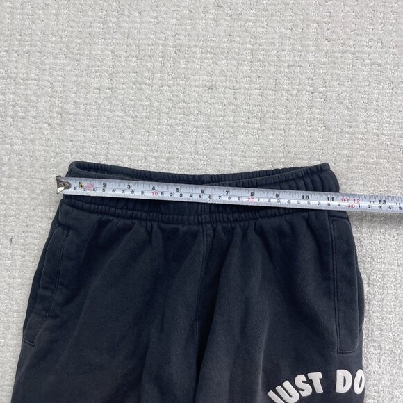 Nike Boy's Medium Just Do It Black Sportswear Fleece Shorts Training DC7247-010 - Picture 7 of 8